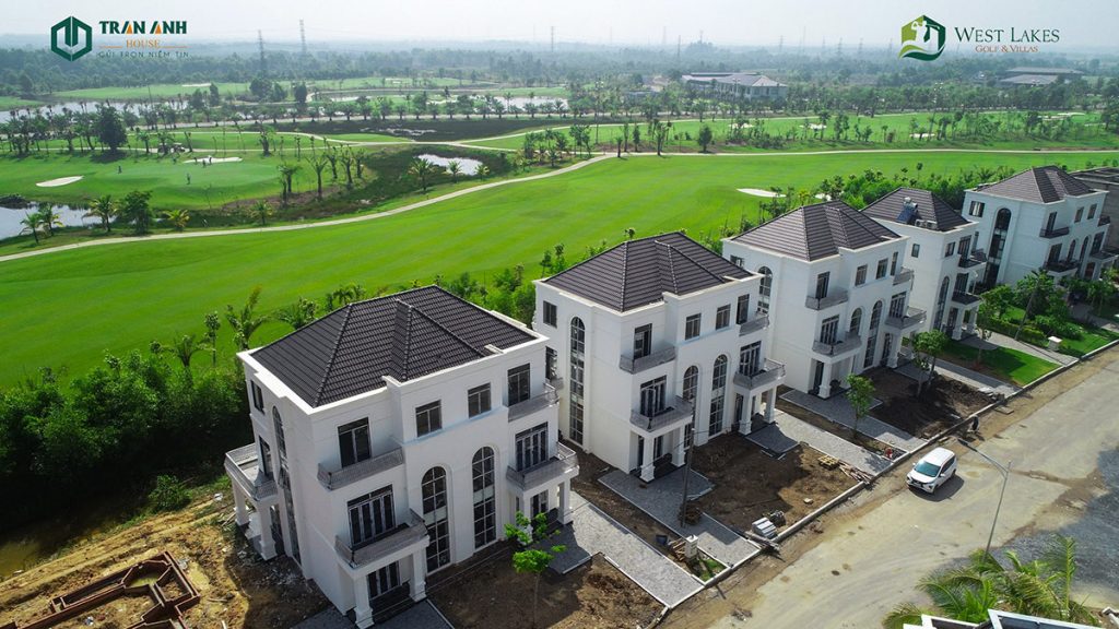 Tiến độ dự án West Lakes Golf & Villas mới nhất ngày 09/04/2021