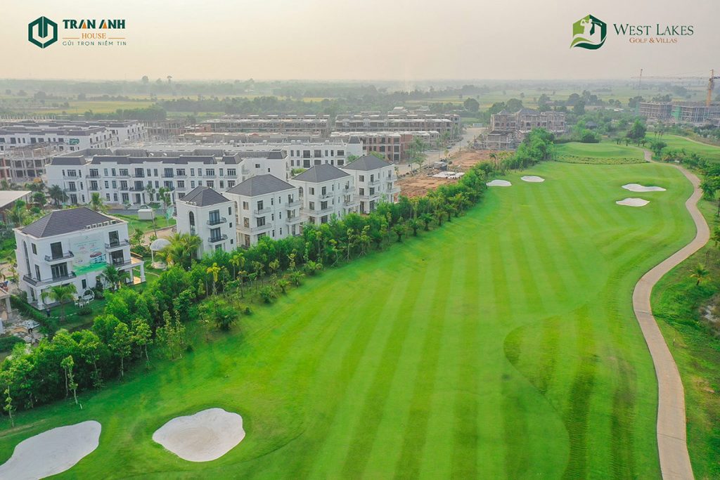 Tiến độ dự án West Lakes Golf & Villas mới nhất ngày 09/04/2021