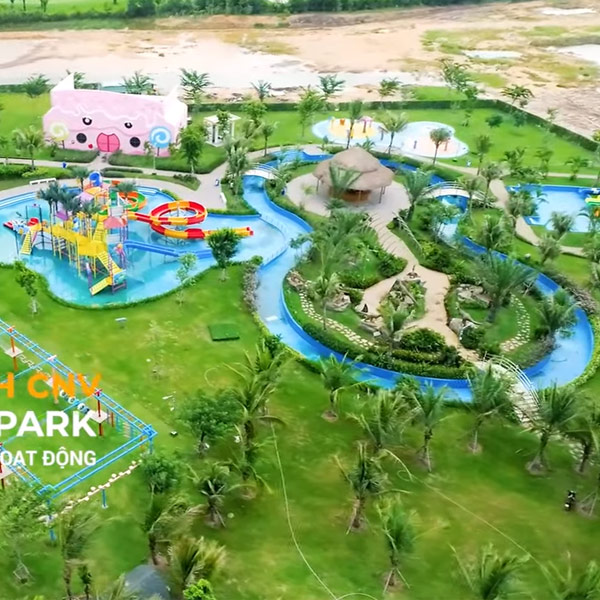 Dino Water Park, tổ hợp công viên nước đầu tiên tại Long An – West Lakes Golf & Villas